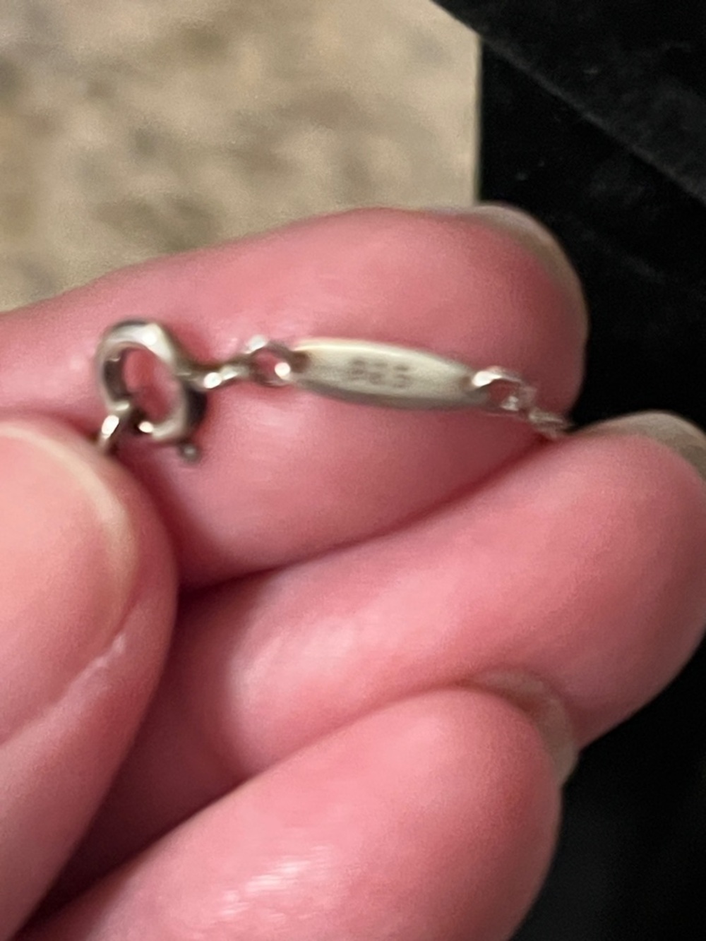 Tiffany & Co .925 Nugget Necklace - Picture 3 of 4